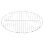 Vidaxl grille de barbecue ronde 40 cm acier inoxydable 304
