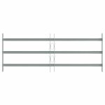 Vidaxl grille r�glable de s�curit� de fen�tres et 3 barres 700 - 1050 mm