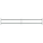Vidaxl grille r�glable de s�curit� de fen�tres et 2 barres 1000 - 1500mm