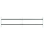 Vidaxl grille r�glable de s�curit� de fen�tres et 2 barres 700 - 1050 mm