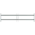 Vidaxl grille r�glable de s�curit� de fen�tres et 2 barres 700 - 1050 mm