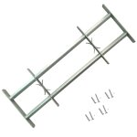 Vidaxl grilles rglables de scurit de fentres 2 pcs 700 - 1050 mm
