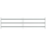 Vidaxl grille r�glable de s�curit� de fen�tres et 3 barres 1000 - 1500mm