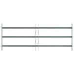 Vidaxl grille r�glable de s�curit� de fen�tres et 3 barres 700 - 1050 mm