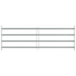 Vidaxl grille r�glable de s�curit� de fen�tres et 4 barres 1000 - 1500mm