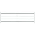 Vidaxl grille r�glable de s�curit� de fen�tres et 4 barres 1000 - 1500mm