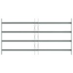 Vidaxl grille r�glable de s�curit� de fen�tres et 4 barres 700 - 1050 mm