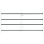 Vidaxl grille r�glable de s�curit� de fen�tres et 4 barres 700 - 1050 mm