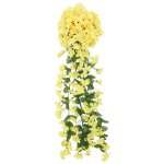 Vidaxl guirlandes de fleurs de nol 3 pcs jaune 85 cm