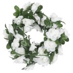 Vidaxl guirlandes de fleurs de nol 6 pcs blanc 240 cm