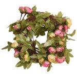 Vidaxl guirlandes de fleurs de nol 6 pcs rose 215 cm