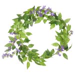 Vidaxl guirlandes de fleurs de nol 6 pcs violet 200 cm