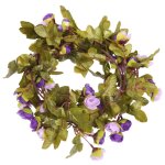 Vidaxl guirlandes de fleurs de nol 6 pcs violet clair 215 cm