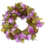 Vidaxl guirlandes de fleurs de nol 6 pcs violet clair 250 cm