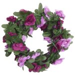 Vidaxl guirlandes de fleurs de nol 6 pcs violet clair 250 cm