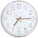 Vidaxl horloge murale 30 cm or ros�