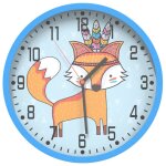 Vidaxl horloge murale bleu Ø25, 5 cm polystyrène et verre Vidaxl horloge murale bleu Ø25, 5 cm polystyrène et verre
