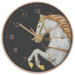 Vidaxl horloge murale doré et blanc Ø29, 5 cm polystyrène et verre Vidaxl horloge murale doré et blanc Ø29, 5 cm polystyrène et verre