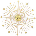 Vidaxl horloge murale mtal 70 cm dor