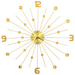 Vidaxl horloge murale métal 70 cm doré Vidaxl horloge murale métal 70 cm doré