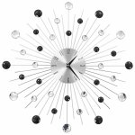 Vidaxl horloge murale avec mouvement � quartz design moderne 50 cm