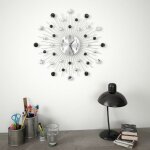 Vidaxl horloge murale avec mouvement  quartz design moderne 50 cm