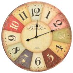 Vidaxl horloge murale vintage colorée 60 cm Vidaxl horloge murale vintage colorée 60 cm