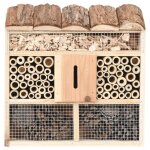 Vidaxl h�tel � insectes 30x10x30 cm bois de sapin