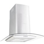 Vidaxl hotte murale 60 cm acier inoxydable 756 m / h led