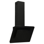 Vidaxl hotte murale 60 cm acier inoxydable et verre trempé noir Vidaxl hotte murale 60 cm acier inoxydable et verre trempé noir