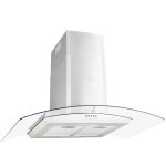 Vidaxl hotte murale 90 cm acier inoxydable 756 m / h led