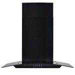Vidaxl hotte murale acier inoxydable 756 m / h 60 cm noir