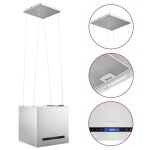 Vidaxl hotte suspendue � capteur tactile lcd 37 cm acier inoxydable