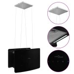 Vidaxl hotte suspendue à lcd tactile verre trempé Vidaxl hotte suspendue à lcd tactile verre trempé