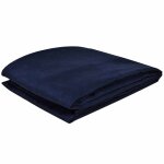 Vidaxl housse de canap� micro - su�de bleu marine 210x280 cm
