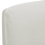 Vidaxl housses de chaise lastiques droites 6 pcs crme