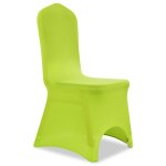 Vidaxl housse de chaise extensible 4 pcs vert