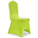 Vidaxl housse de chaise extensible 6 pcs vert