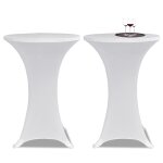 Vidaxl housses élastiques de table Ø 60 cm blanc 4 pcs Vidaxl housses élastiques de table Ø 60 cm blanc 4 pcs