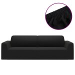 Vidaxl housse extensible de canap 2 places crme jersey de polyester
