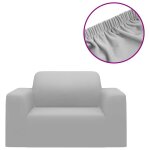 Vidaxl housse extensible de canap� gris jersey de polyester
