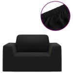 Vidaxl housse extensible de canap noir jersey de polyester