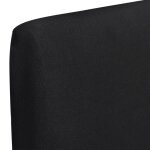 Vidaxl housses extensibles de chaise 6 pcs noir Vidaxl housses extensibles de chaise 6 pcs noir
