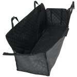 Vidaxl housse de si�ge de voiture pour chien noir 137x46x50 cm
