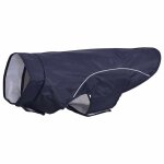 Vidaxl imperm�able pour chien avec bandes r�fl�chissantes polyester bleu marine taille xl