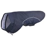 Vidaxl imperm�able pour chien avec bandes r�fl�chissantes polyester bleu marine taille xxs