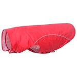 Vidaxl imperm�able pour chien avec bandes r�fl�chissantes en polyester rouge taille 3xl