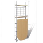Vidaxl jeu de bar petit - d�jeuner pliable avec 2 chaises