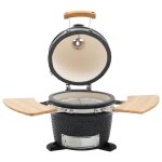 Vidaxl kamado barbecue au charbon de bois en cramique 44 cm