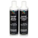 Vidaxl kit d'entretien du cuir care kit 2x250 ml